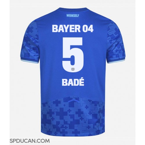 Muški Nogometni Dres Bayer Leverkusen Loic Bade #5 Rezervni 2025-26 Kratak Rukav
